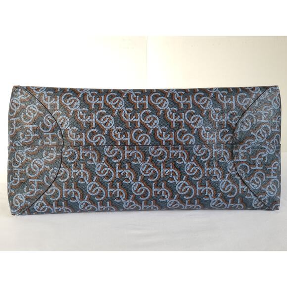 Coach City Tote(CF342) in Navy Blue Monogram Print - Picture 5 of 15